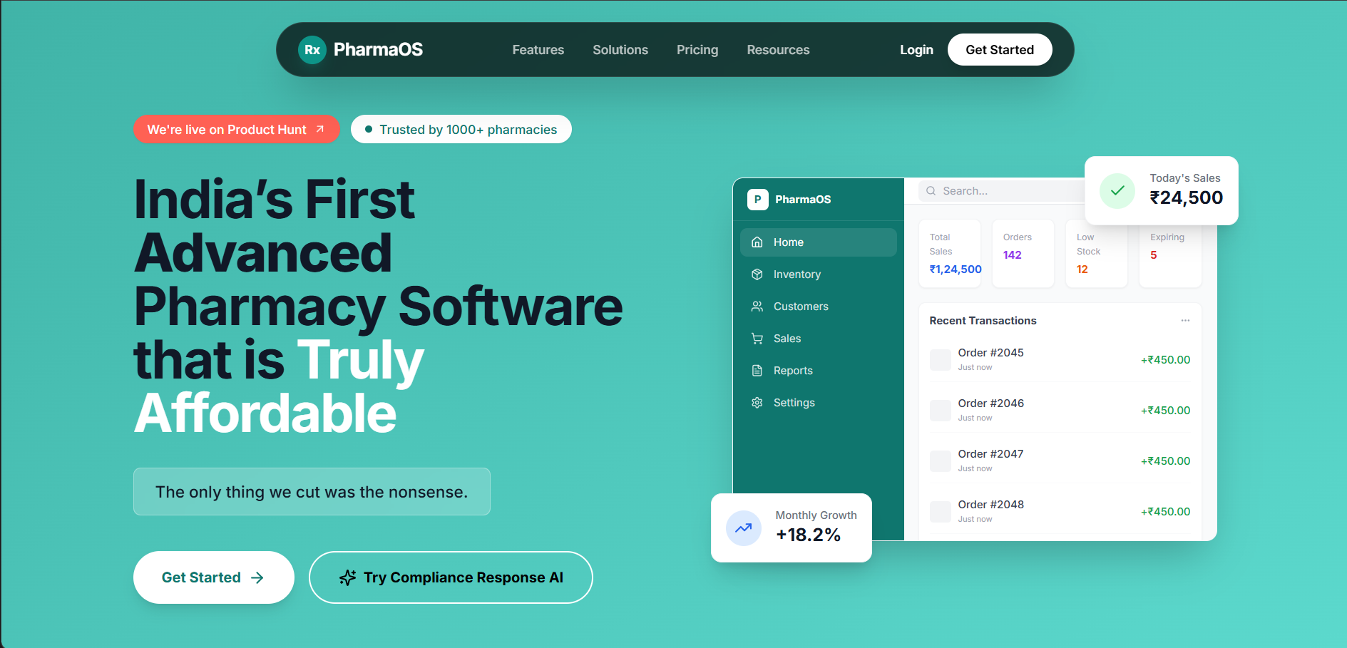 PharmaOS - Digital pharmacy management system