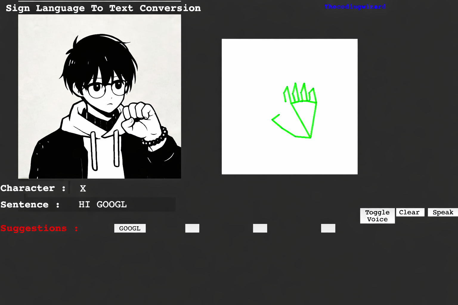 SignSync - ML based real time communication system
